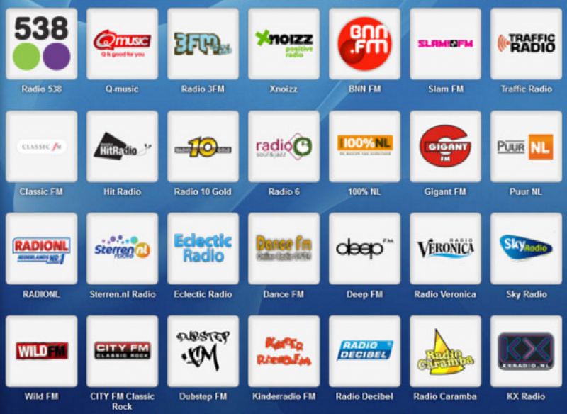 Online radio luisteren via Radio.startpagina.nl