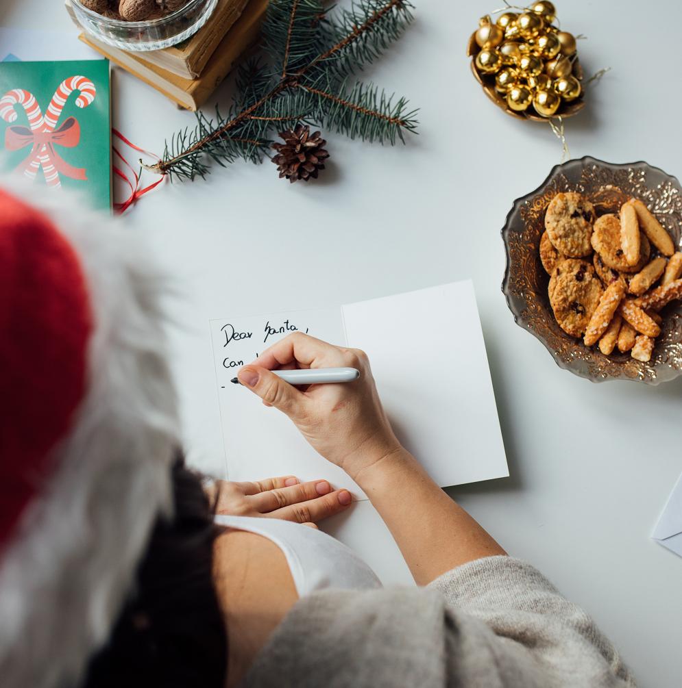 Kerstkaarten-schrijven