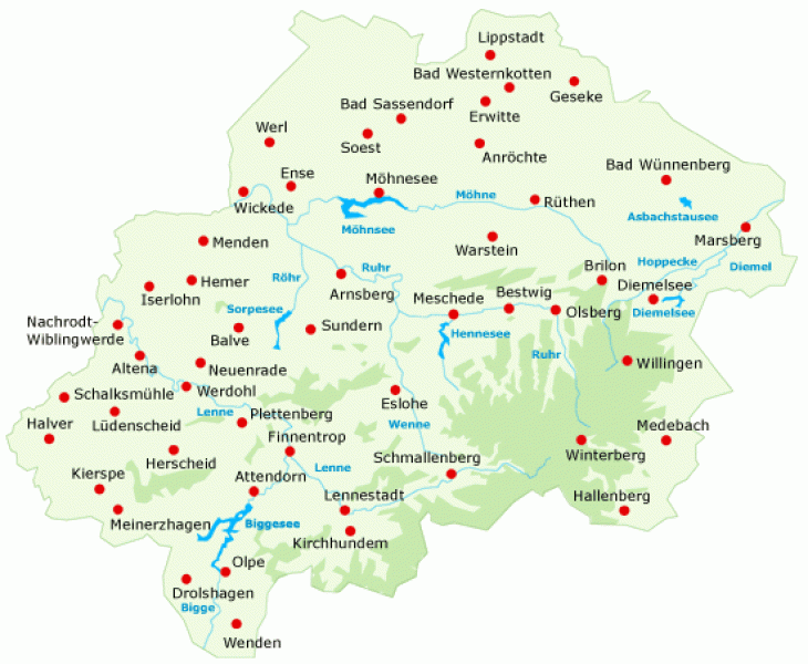 Vakantiehuisje boeken in het SAUERLAND? Hier staan ze allemaal