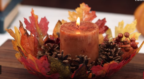 Herfstbladeren-schaal